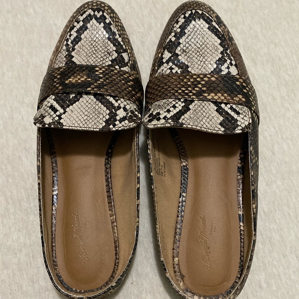 Snakeskin Loafers